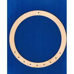 Łapacz snów , koło 23,5cm , obręcz z otworami / SKLEJKA #3mm